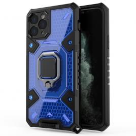 Husa antisoc iphone 11 pro max, honeycomb armor, albastru