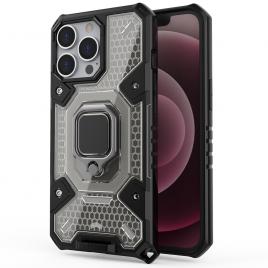 Husa antisoc iphone 13 pro, honeycomb armor, negru