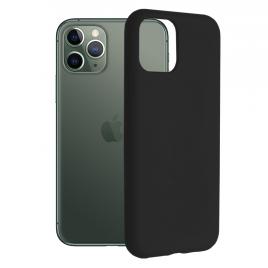 Husa iphone 11 pro, soft edge silicone, negru