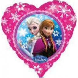 Balon din folie frozen anna si elsa 46cm