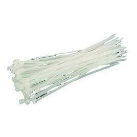 Coliere plastic albe 250 x 3,6 mm, (50 buc), strend pro