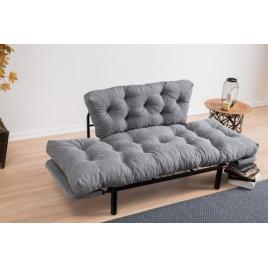 Canapea Sofa cu 2 locuri gri 155*85*73 cm