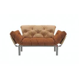 Canapea cu brate extensibile Sofia caramel 155*85*73 cm