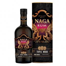 Naga triple wood indonesian rum, rom 0.7l