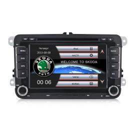 Navigatie Gps Skoda Octavia 2 Fabia Superb 2 Roomster Yeti , Windows 6.0 , Dvd Player , Usb , Bluetooth , Card 8GB Europa full