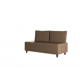 Canapea fixa  cu 2 locuri Kayzer maro 120*70 cm