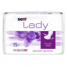 Absorbante pentru incontinenta urinara Seni Lady Plus, 15 buc