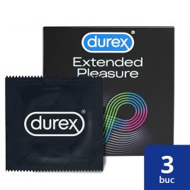 Prezervative Durex Extended Pleasure, 3 buc