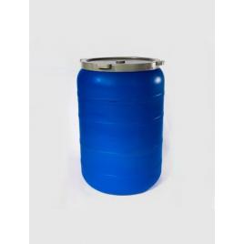 Bidon 420 litri, cu capac prin infiletare, sterk, plastic albastru