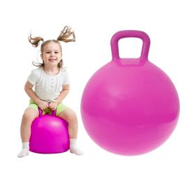 Minge gonflabila fitness pentru copii fitball, 45 cm, 80 kg, roz