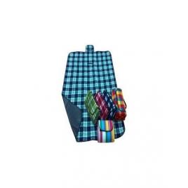 Patura picnic, tip geanta pentru camping, 150x200 cm, rt3248, multicolor