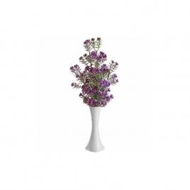 Planta decorativa artificiala, vaza cu flori, 60 cm, gln 417y