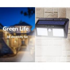 Lampa Cu LED Dubla Solara Si Senzor De Miscare 40 x LED