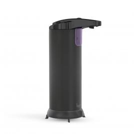Dozator Automat de Sapun Lichid sau Dezinfectant fara Contact, Capacitate 220ml, Baterii, Negru Mat
