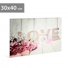 FAMILY POUND - Tablou cu LED - LOVE, 2 x AA, 30 x 40 cm GLZ-58017F