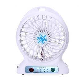 Mini ventilator portabil cu 3 viteze, baterie cu alimentare prin USB, ZDL-F68