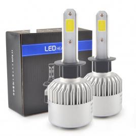 Set 2 Leduri H1 pentru far auto, putere 36W, 6500K, luminozitate 8000 Lumeni