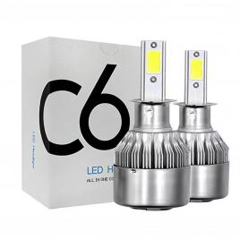 Set 2 Leduri H3 pentru far auto, putere 36W, 6500K, luminozitate 3800 Lumeni