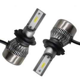Set 2 becuri led H7, lumina alba, 6500k, ventilatie automata, fara erori, model 2021