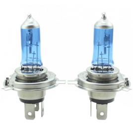 Set de 2 becuri CARGUARD Halogen H4, 100W +130% Intensitate - LONG LIFE