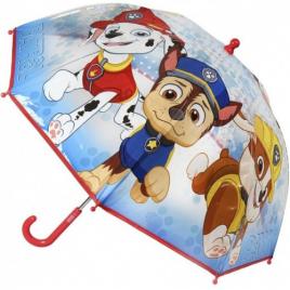 Umbrela transparenta Paw Patrol, diametru 66 cm SunCity CEP2400000399 Initiala