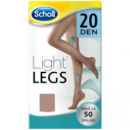 Ciorapi compresivi Scholl Light Legs, 20 DEN, Bej, marime M