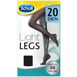 Ciorapi compresivi Scholl Light Legs, 20 DEN, Negru, marime M