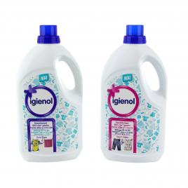 Pachet Dezinfectant haine Igienol 1.5l Pure Care+ Fresh Linen, 2x1.5l