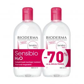 Pachet Promo Bioderma: Sensibio H2O, 2x500 ml