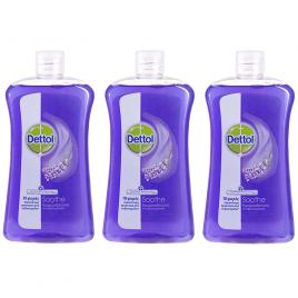 Pachet rezerva sapun lichid Dettol Soothe, 3 x 750 ml