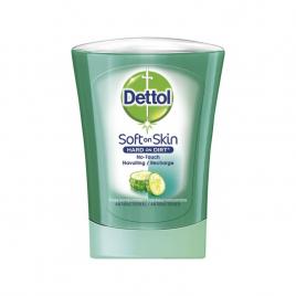 Rezerva sapun lichid, Dettol No-Touch, Castravete, antibacterian, 250 ml