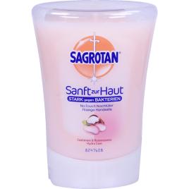 Rezerva sapun lichid Sagrotan pentru dispenser No-Touch, Esenta de Trandafir, 250 ml