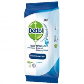 Servetele umede dezinfectante pentru suprafete multiple Dettol, 72 buc