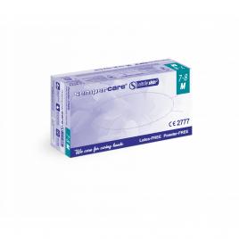 Set 200 bucati Manusi Medicale Nitril, Semper Care, nepudrate, albastru Marimea M