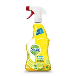 Solutie dezinfectanta pentru suprafete Dettol lamaie, 500 ml, cu pompita