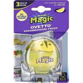 Absorbant mirosuri frigider mister magic parfum lamaie, 40g