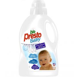 Bio presto baby - detergent delicat pentru rufe bebelusi, 1500ml, 25 utilizari
