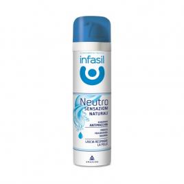 Deodorant spray infasil neutro sensazioni naturali briza marina, fara pete, 150ml