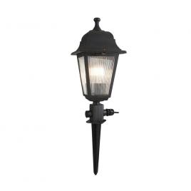 Lampa corp iluminat exterior, negru, E27, Max. 100W