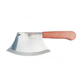 Satar pentru gatit ideallstore®, otel inoxidabil, 36 cm, maner lemn, argintiu