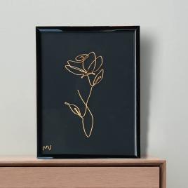 Trandafir, 18×14 cm