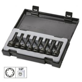 Set 8 imbusuri de impact torx lungi de 1/2` jbm