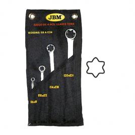 Set de 4 chei torx late in suport de panza jbm