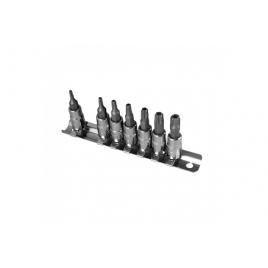 Set 7 capete torx cu tubulare actionare 1/4 inch jbm