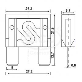 Siguranta fuzibila maxi 30a