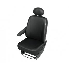 Husa auto scaun sofer practical dv1 imitatie piele neagra pentru transit custom kft auto