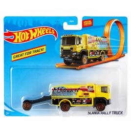 Hot wheels camion scania rally truck