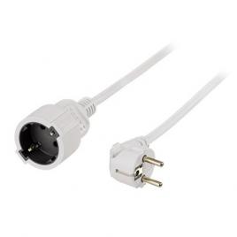 Cablu extensie 5m(3g1.5mm2)16a, alb