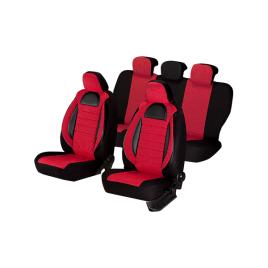 Set huse scaun racing rosu