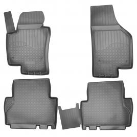 Set covorase auto cauciuc fit umbrella pentru seat alhambra (7n) 3d (2010-) (5 locuri) - 5 pcs